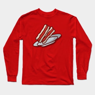 Bacon on a Plate Long Sleeve T-Shirt